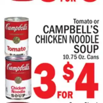 C Town Campbell's chicken noodle soup offer