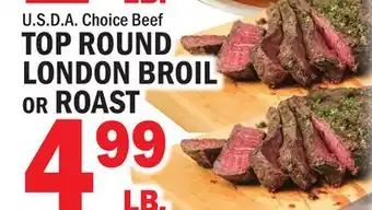 C Town Top round london broil or roast offer
