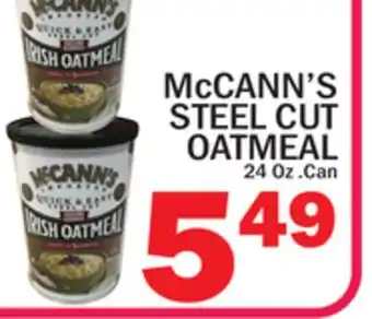 C Town Mccann's steel cut oatmeal offer
