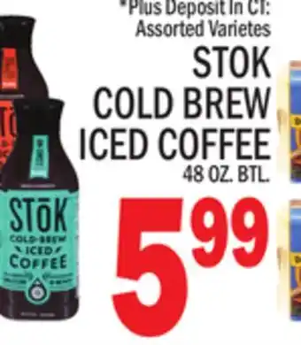 C Town Stok cold brew iced coffee offer