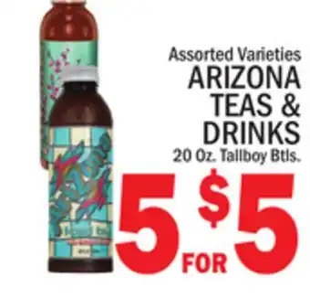 C Town Arizona teas & drinks offer