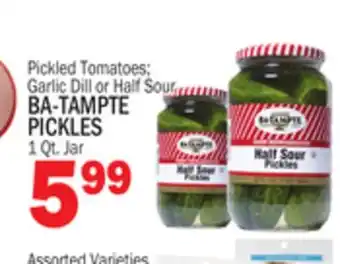C Town Ba-tampte pickles offer