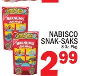 C Town Nabisco snak-saks offer