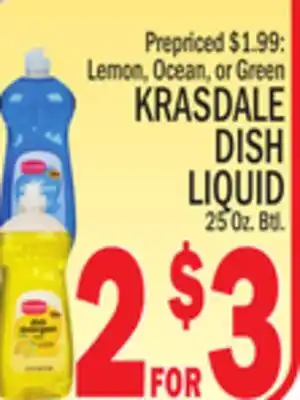 C Town Krasdale dish liquid offer
