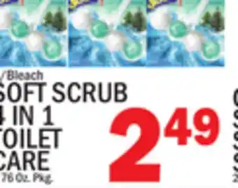 C Town Soft scrub 4 in 1 toilet care offer