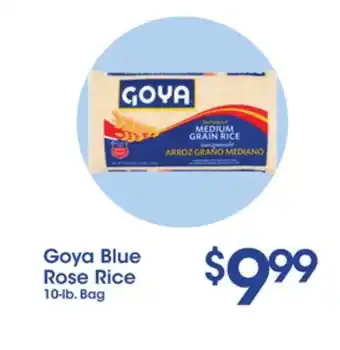 Price Rite Goya blue rose rice offer