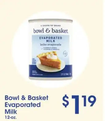 Price Rite Bowl & basket evaporated milk offer