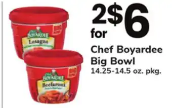 ACME Chef boyardee big bowl offer