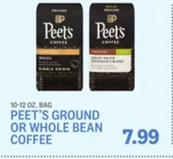 Kings Food Markets Peet's ground or whole bean coffee offer