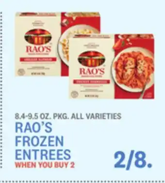 Kings Food Markets Rao's frozen entrees offer