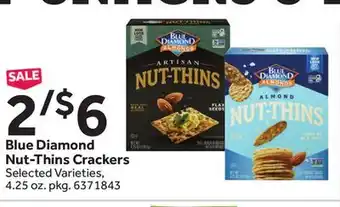 Stop&Shop Blue diamond nut-thins crackers offer