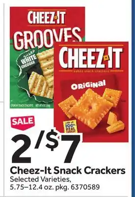 Stop&Shop Cheez-it snack crackers offer