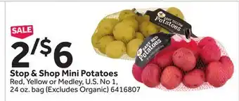 Stop&Shop Stop & shop mini potatoes offer
