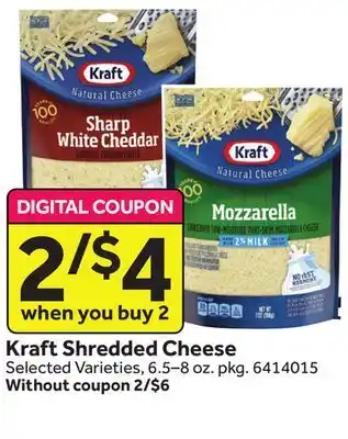Stop&Shop Kraft shredded cheese offer