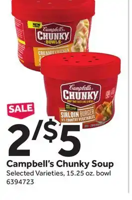 Stop&Shop Campbell's chunky soup offer