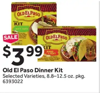 Stop&Shop Old el paso dinner kit offer