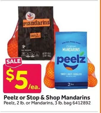Stop&Shop Peelz or stop & shop mandarins offer