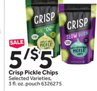 Stop&Shop Crisp pickle chips offer