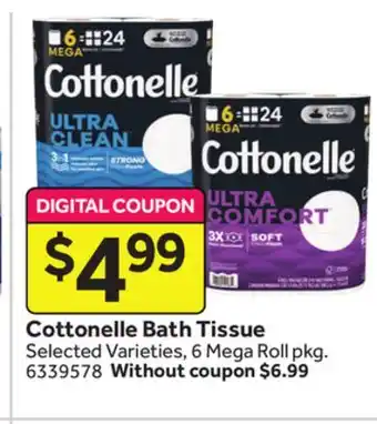 Stop&Shop Cottonelle bath tissue offer