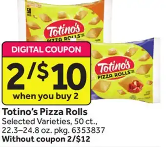 Stop&Shop Totino's pizza rolls offer