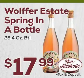 DeCicco & Sons Wolffer estate spring in a bottle offer