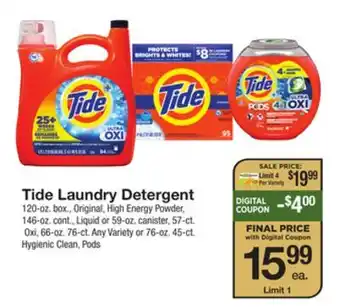 The Fresh Grocer Laundry detergent offer