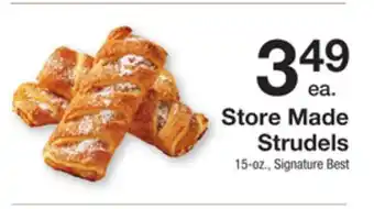 The Fresh Grocer Store made strudels offer