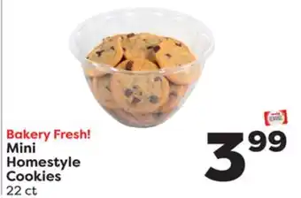 Weis Markets Mini homestyle cookies offer