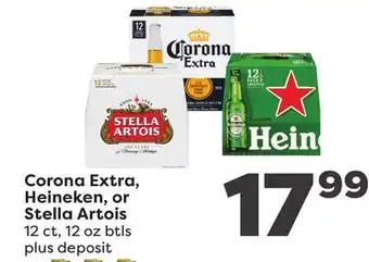 Weis Markets Corona extra, heineken, or stella artois offer