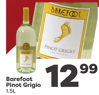Weis Markets Barefoot pinot grigio offer