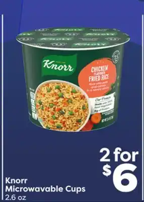 Weis Markets Knorr microwavable cups offer