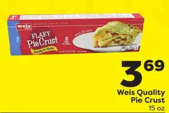 Weis Markets Weis quality pie crust offer