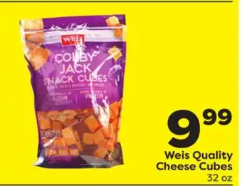 Weis Markets Weis quality cheese cubes offer