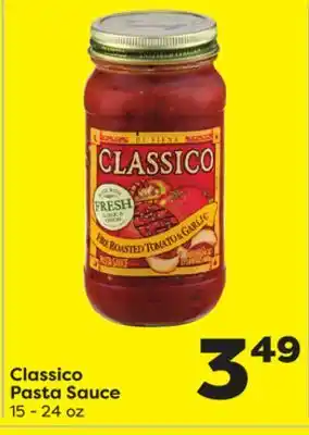 Weis Markets Classico pasta sauce offer