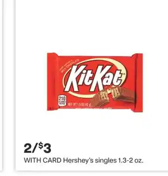 CVS Hershey's singles offer