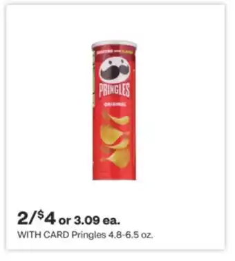 CVS Pringles 4.8-6.5 oz offer