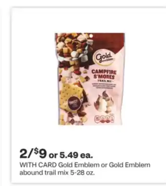 CVS Gold emblem or gold emblem abound trail mix 5-28 oz offer