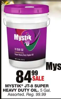 Blain's Farm & Fleet Mystik jt-8 super heavy duty oil offer
