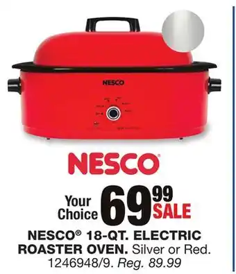 Blain's Farm & Fleet Nesco 18-qt. electric roaster oven offer
