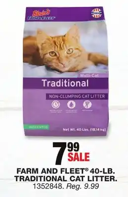 Blain's Farm & Fleet Farm and fleet 40-lb. traditional cat litter offer