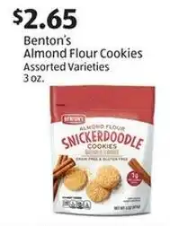 Aldi Benton's Almond Flour Cookies offer