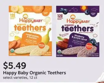 Fareway Happy Baby Organic Teethers offer
