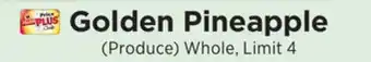 ShopRite Golden pineapples offer