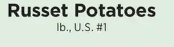 ShopRite Russet potatoes offer