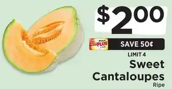 ShopRite Sweet cantaloupes offer