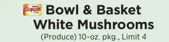 ShopRite White mushrooms offer