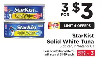 ShopRite Solid white tuna offer