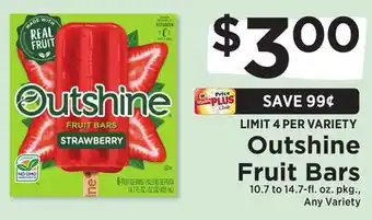 ShopRite Fruit bars offer