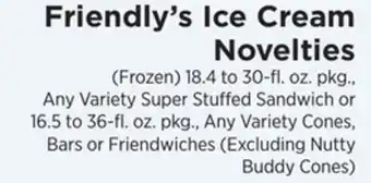 ShopRite Ice cream novelties offer
