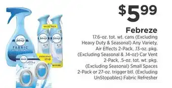 ShopRite Febreze offer